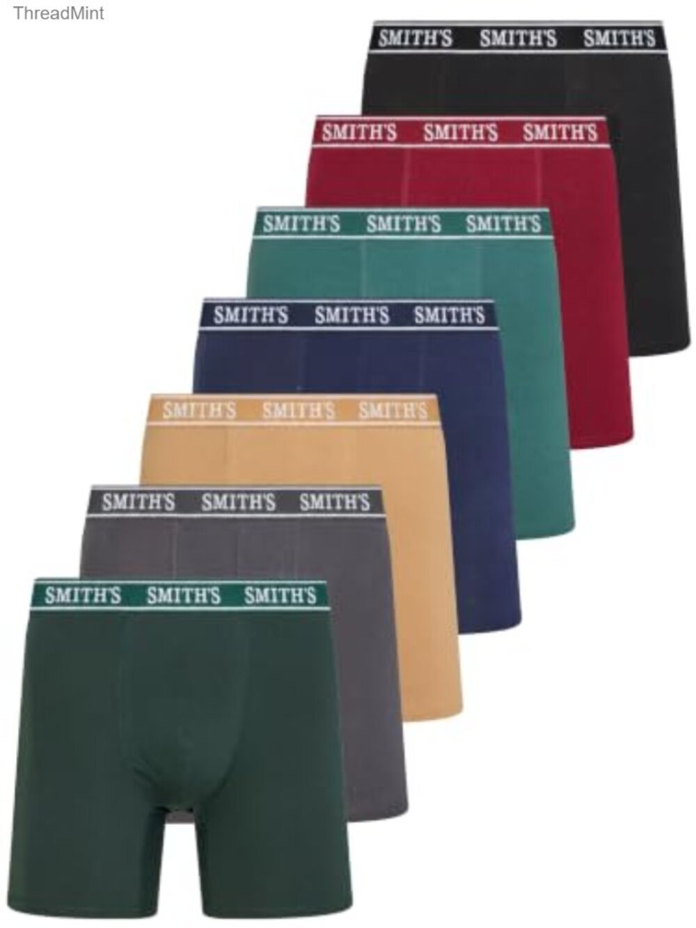 Men's 7-Pack Cotton Stretch Boxer Briefs No Fly Underwear